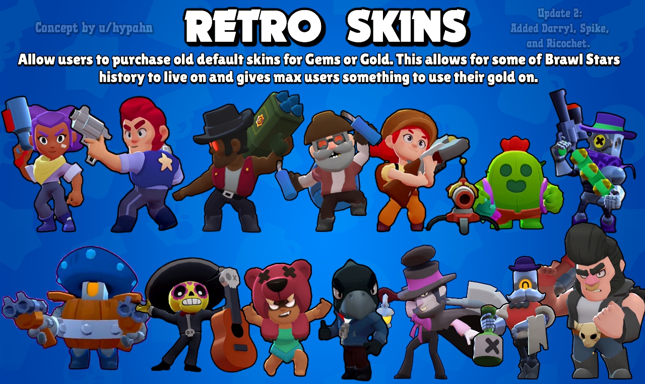 Can You Add In The New Version Of Nulls Brawl Those Skins Null S Brawl Null S Servers - old brawl stars skins